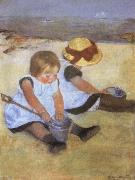 Children on the Beach, Mary Cassatt